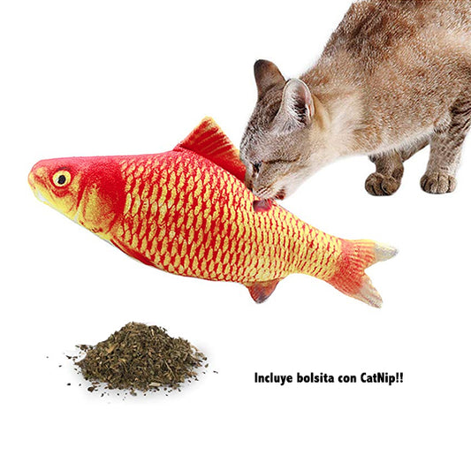 Pescado Catnip, para gatos