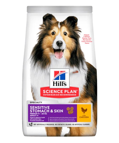 Comida para perros adultos Hills Adult Sensitive Stomach & Skin