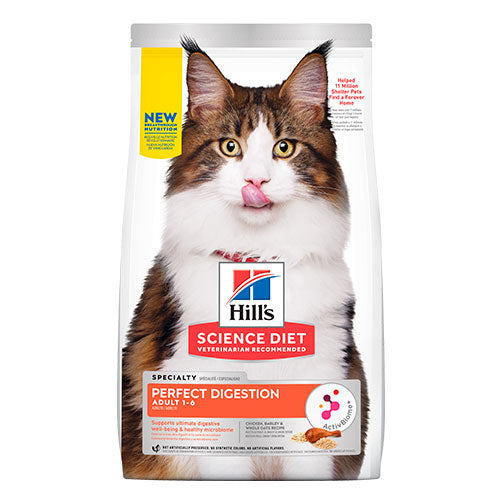 Alimento para Gato adulto Hills Science Diet Adult Perfect Digestion 3,5 LB