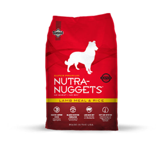 Comida para perros Nutra Nuggets  Formula Cordero y Arroz