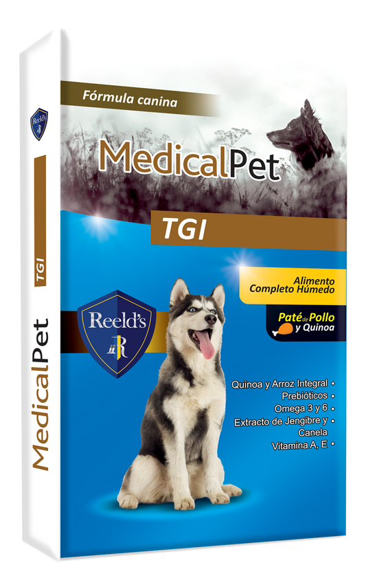 Alimento Humedo para perros Medical Pet TGI  x 3 sobres de 275gr c/u