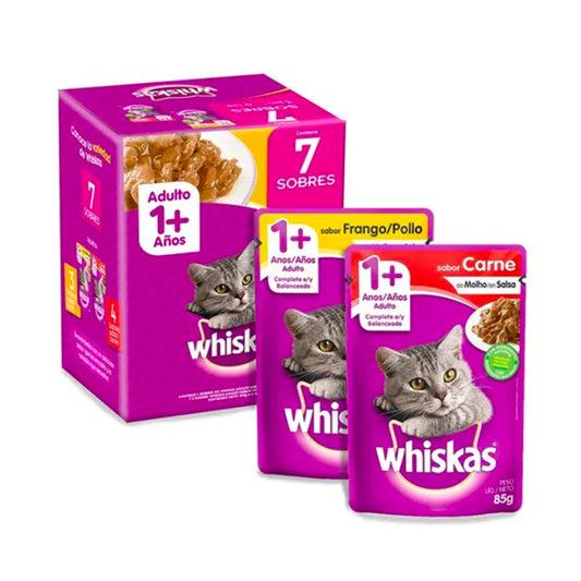 Whiskas Pack Adulto 7 Sobres de 100 gr cada uno