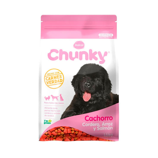 Chunky Cachorro Cordero Arroz y Salmón