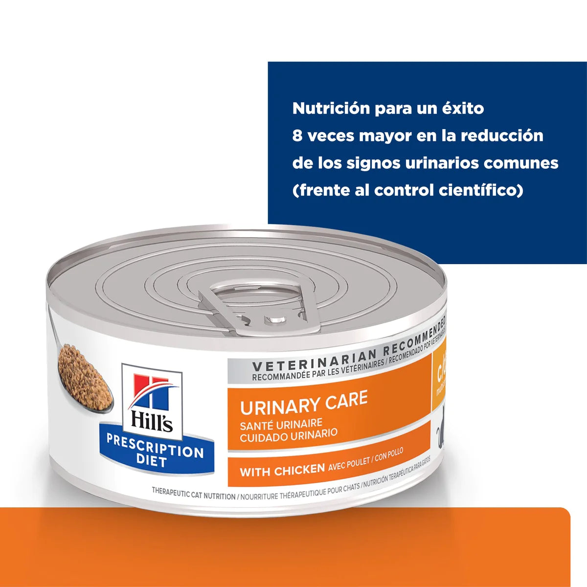 Comida especial para gatos adultos Hills c/d Multicare Chicken Cuidado Urinario Urinary Care