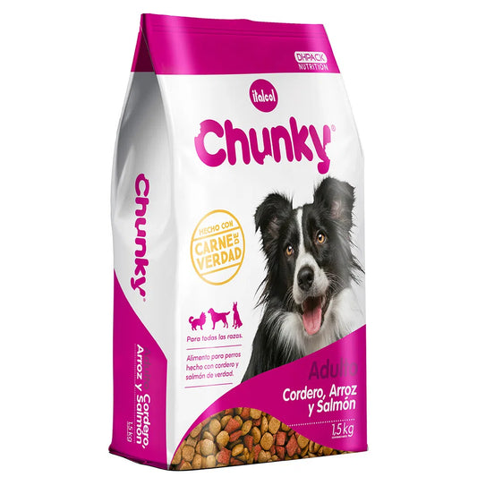 Chunky Cordero Arroz y Salmón