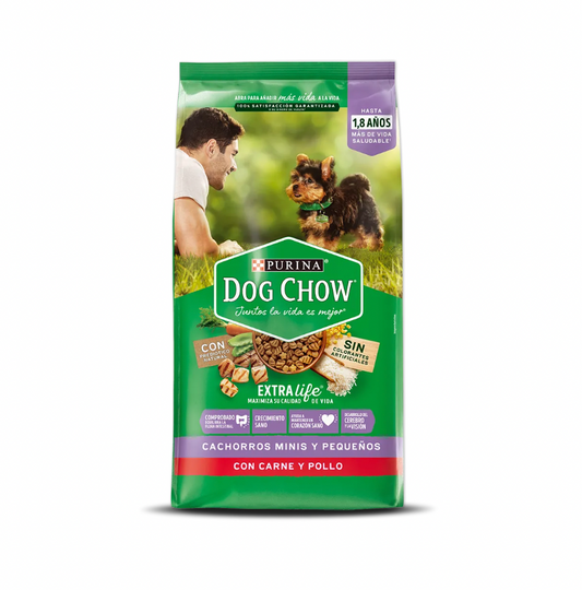 DOG CHOW  CACHORROS MINIS Y PEQUENOS