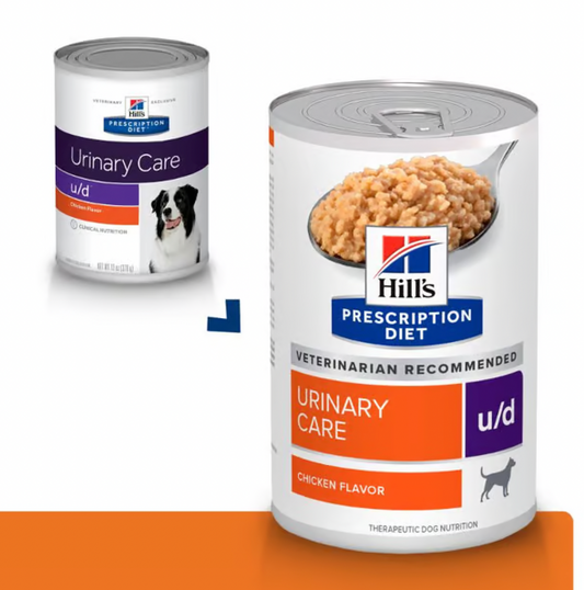 Alimento húmedo especial para perros Hills u/d Cuidado Urinario 13 OZ