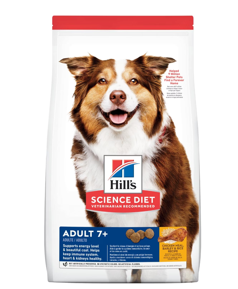 HILLS SCIENCE DIET MATURE PARA PERROS ADULT 7+ OB