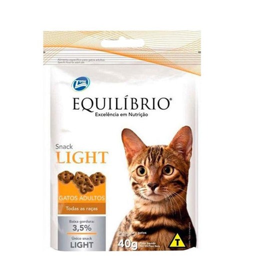 EQUILIBRIO SNACK LIGHT GATO ADULTO 40GR