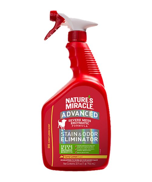 Eliminador de manchas y olores de perros y gatos Natures Miracle Advanced Stain and Odor Sunny Lemon