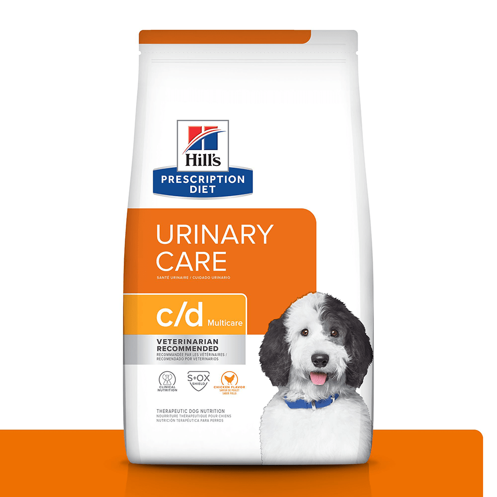 HILLS PRESCRIPTION DIET PARA PERROS URO c/d MULTICARE CHICKEN 8,5LB