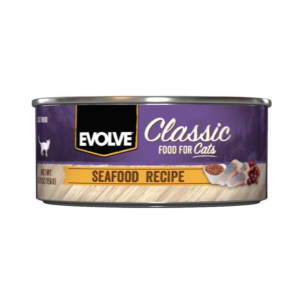 COMIDA HUMEDA PARA GATO EVOLVE LATA CAT SEAFOOD - MAR