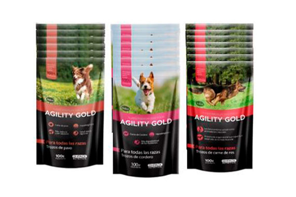 Agility Gold Comida Húmeda Trozos Surtido 12 x 100 Gr