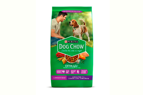 DOG CHOW LONGEVIDAD ADULTOS +7 Todos los tamaños