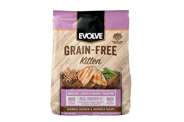 COMIDA PARA GATO CACHORRO EVOLVE CAT GRAIN FREE KITTEN CHICKEN - POLLO