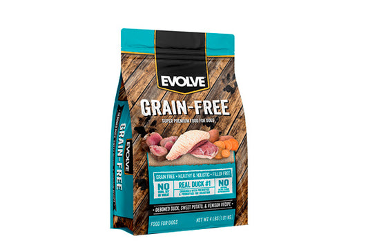 COMIDA PARA PERRO EVOLVE DOG GRAIN FREE DUCK - PATO