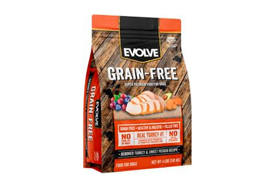 COMIDA PARA PERRO EVOLVE GRAIN FREE TURKEY – PAVO