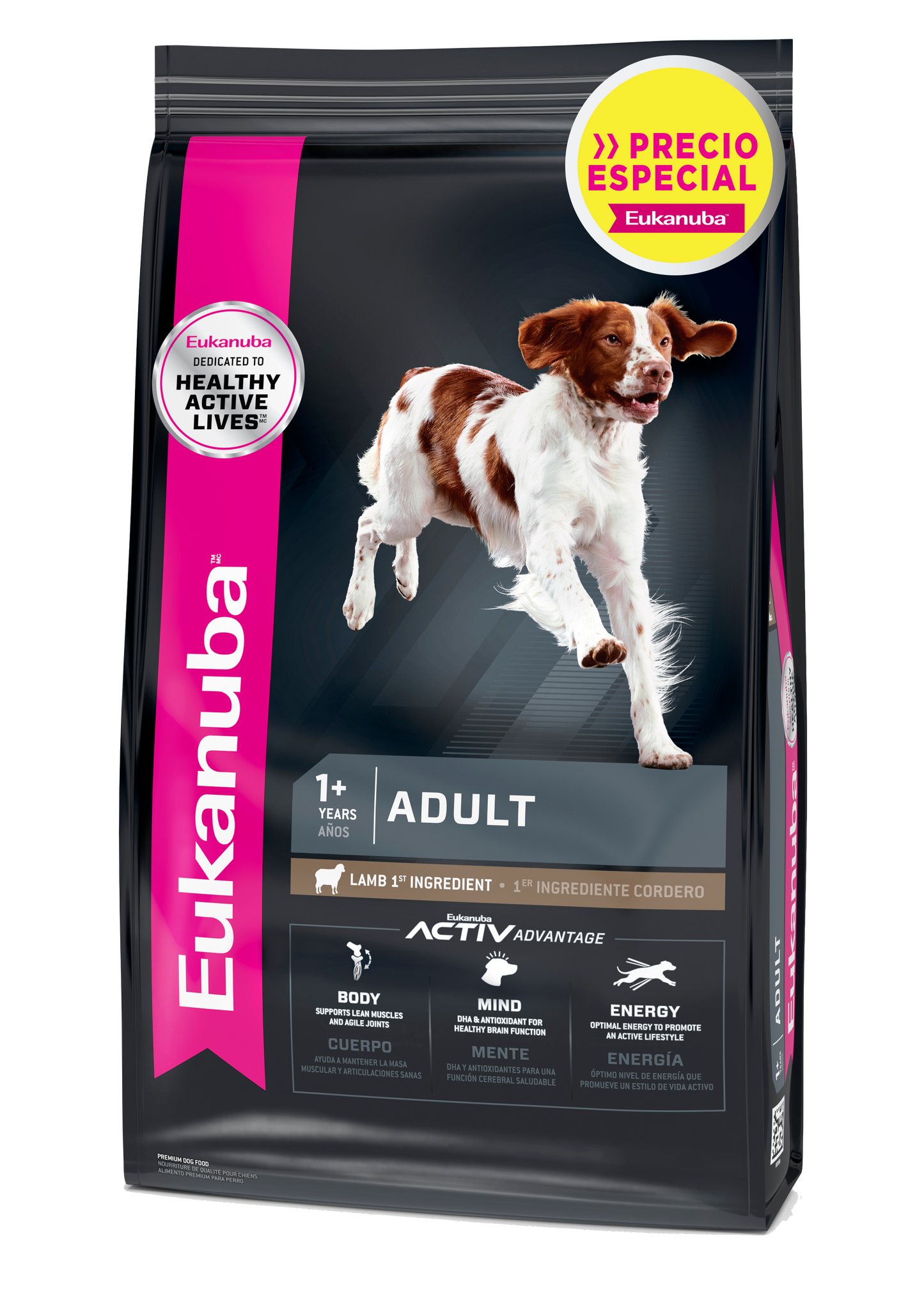 COMIDA PARA PERRO EUKANUBA MEDIUM ADULTO LAMB