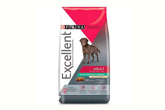 PURINA EXCELLENT ADULTO Chicken & Rice Razas mediana grande