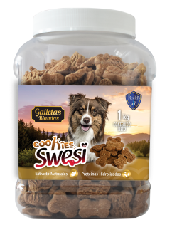 Galletas Swesi para perros blandas semi-húmedas 1 KG