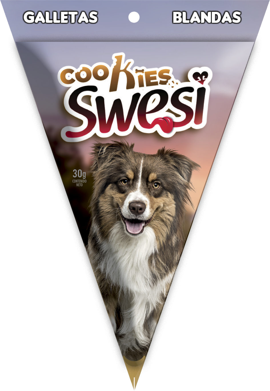 Galletas para perros SWESI COOKIES 30gr x 6 sobres