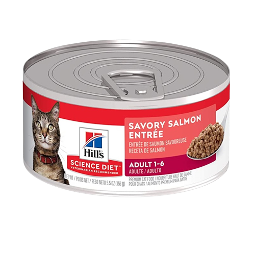 Alimento húmedo para gatos adultos Hills Adult Salmon