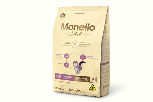 MONELLO SELECT CAT CASTRADOS x 7 KG