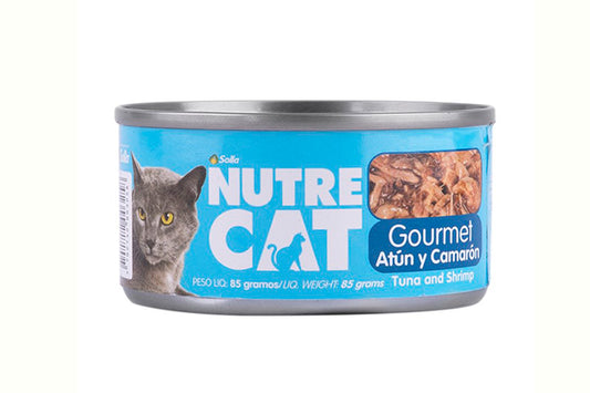 NUTRECAT GOURMET ATUN CAMARON x 850 GR (PC 12)