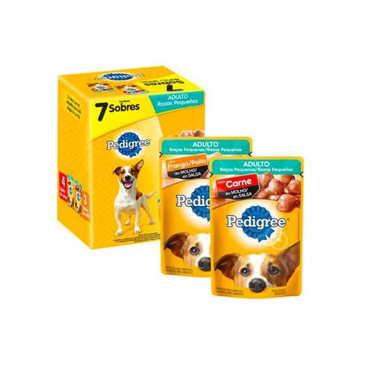 Pedigree Pack Raza Pequeña 7 Sobres de 100 gr cada uno