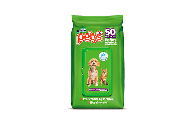 Petys Paños humedos 50