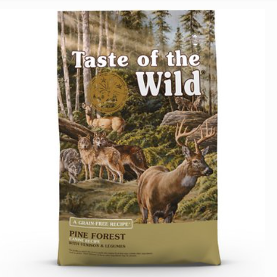 Comida para Perros Formula Taste of The Wild Pine Forest Canine Venado y Legumbres