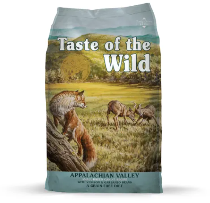 Comida para perros de razas pequeñas Taste of the Wild Appalachian Valley Small Breed Venado y Garbanzos