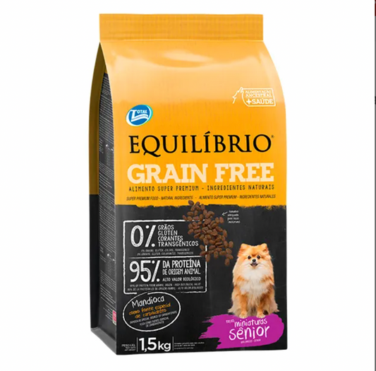 COMIDA PARA PERRO EQUILIBRIO GRAIN FREE MATURE RAZA MINI.