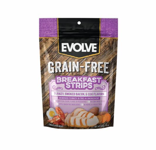 EVOLVE DOG SNACK CLASSIC JERKY BREAKFAST BISCUIT PAVO TOCINETA