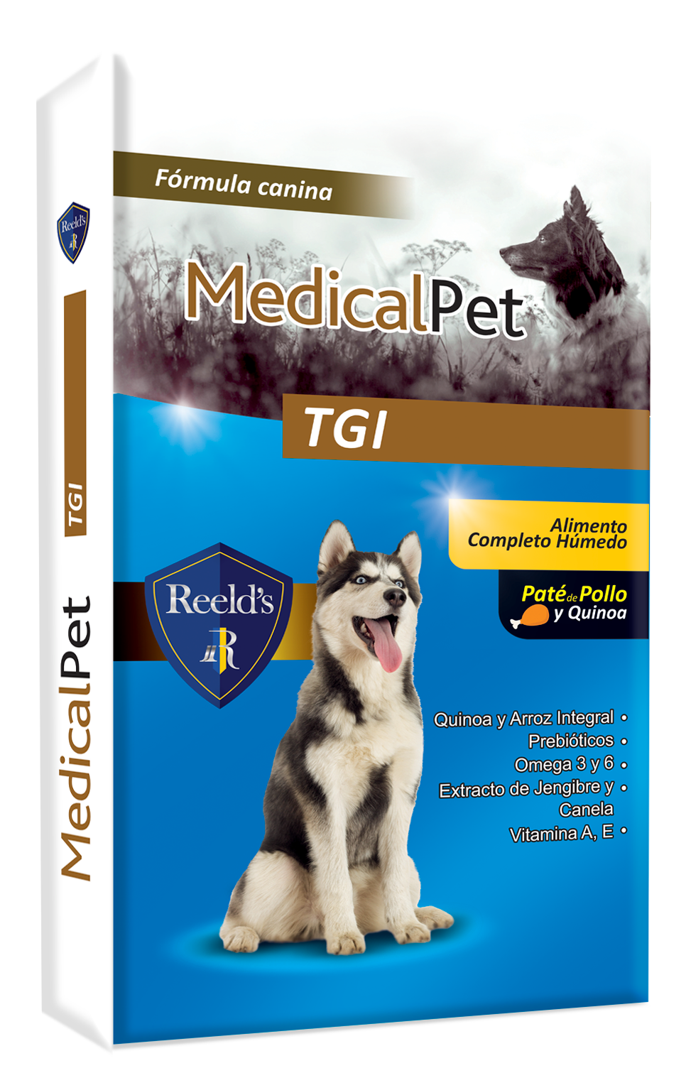 Alimento Humedo para perros Medical Pet TGI  x 3 sobres de 275gr c/u