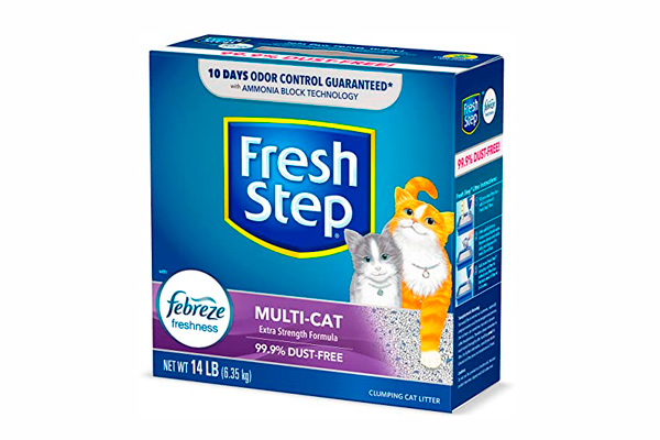 Arena para gatos Fresh Step Antiolor Aglomerante