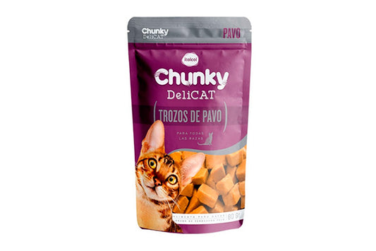 Chunky Delicat Trozos de Pavo 12 sobres de 80g